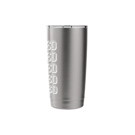 Striped Stainless Steel Insulated Tumbler