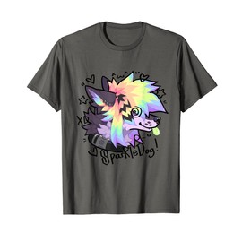 Sparkle Dog Retro Furry Fandom T-Shirt