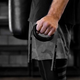 MIMOSS - ZEROFLY Rope | Cuerda para Saltar PVC 305CM Largo Ajustable, Mango Ligero, Cordón PVC 3mm Sin Enredarse, Entrenamiento Velocidad y Funcional Accesorio Ideal para Bolsa de Gimnasio