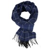 Rotfuchs Men's Winter Scarf Checked Fashionable Multiple Colours 100% Wool