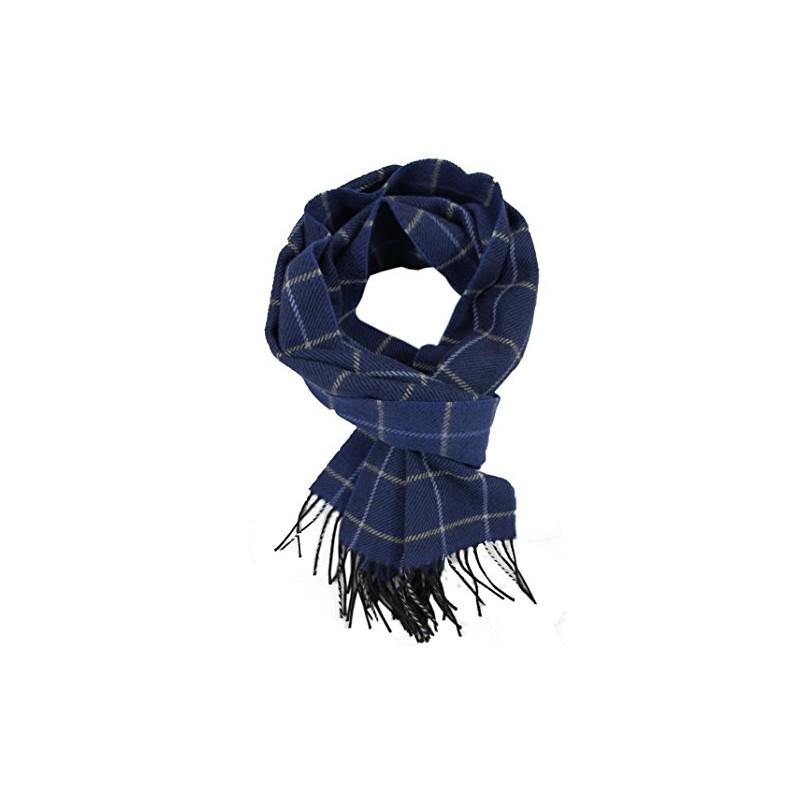 Rotfuchs Men's Winter Scarf Checked Fashionable Multiple Colours 100% Wool