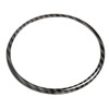 Steering Wheel Emblem Ring Carbon Fiber Look Simple Cool Replacement