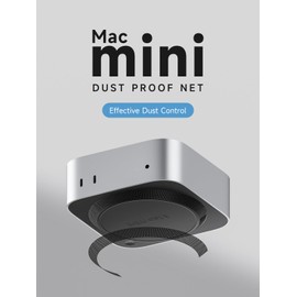 Hagibis Dust Mesh Filter for Mac Mini M4 / M4 Pro 2024, PVC Dustproof Net Stickers Anti Dust Proof Adhesive Cover for Mac Mini 2024 only