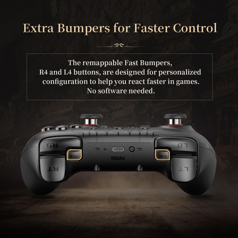 8Bitdo Ultimate 2C Wireless Controller for Windows PC and Android,