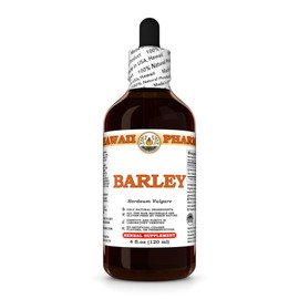 Barley (Hordeum Vulgare) Dry Grass Tincture, Made in Hawaii, Organic Raw Materials, All Natural, Vegan, Pure Liquid Extract - 4 fl.oz