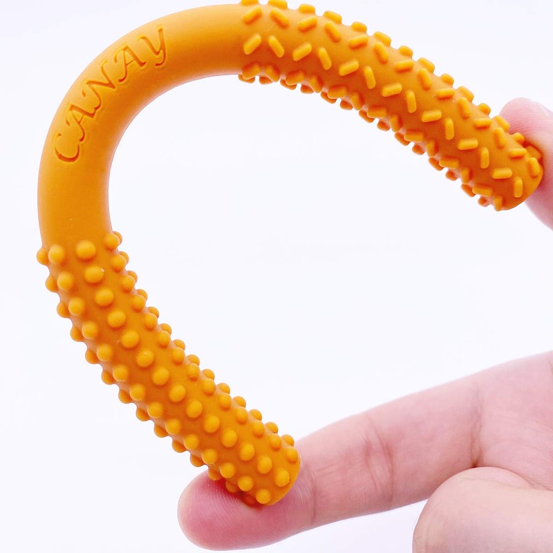 Original Hollow Teething Tubes (6.8’’) – Soft Silicone Teething Toys