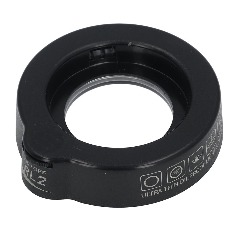LED Polarized Ring Light Brightness Adjustable Anti Glare Oil Proof