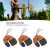 3pcs Archery Finger Tabs Thickened Double Layer PU Leather Archery
