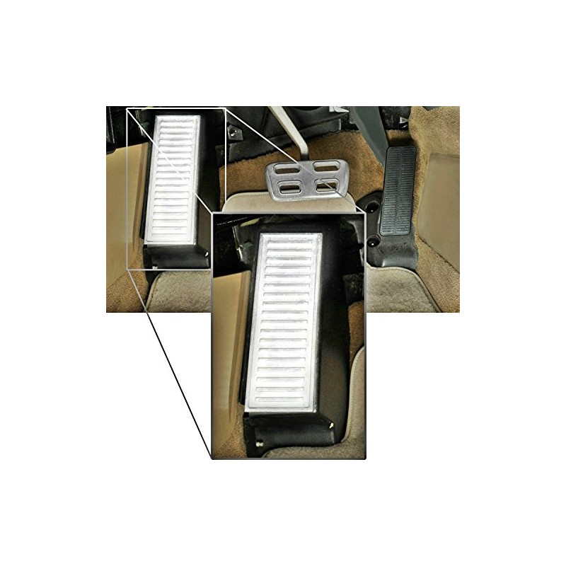 C5 C6 Corvette Aircraft Quality Aluminum Dead Pedal Fits: All