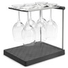 KOHLER K-8628-CHR Wine Glass Drying Rack, Wine Glasses Rack Organizer,