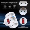 EXTRASTAR 2 x 3 in 1 Switched Adaptor with 3