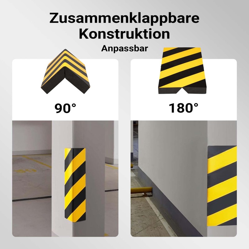 Wiltec Garagen Wandschutz 2 Stück je 400 x 75 x