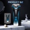 Snapbuy Electric Razor for Men, Waterproof Cordless Shaver with 90-Min