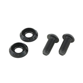 POSH CB400SF MT-09 Zephyr NINJA250 PCX Grom, 500096-06 Motorcycle Supplies Machine License Plate Holder Set, Black, 2 Pieces