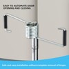 Tellfeel 6 Pack Universal Butterfly Spring Door Closer Automatic Closing