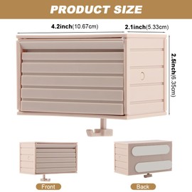 Velarionna Car Garage Key Holder with Opening Door, 3D Key Holder Wall Mount, Easy Installation Keys Rack for Entryway, Hallway, FrontDoor