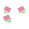 Index Cards Economy Pack DIN A7 400 Pieces Available in 6 Colours Assorted Colours Lined