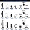 FandWay 900Pcs Bolts and Nuts Set,M2 M2.5 M3 Countersunk Machine