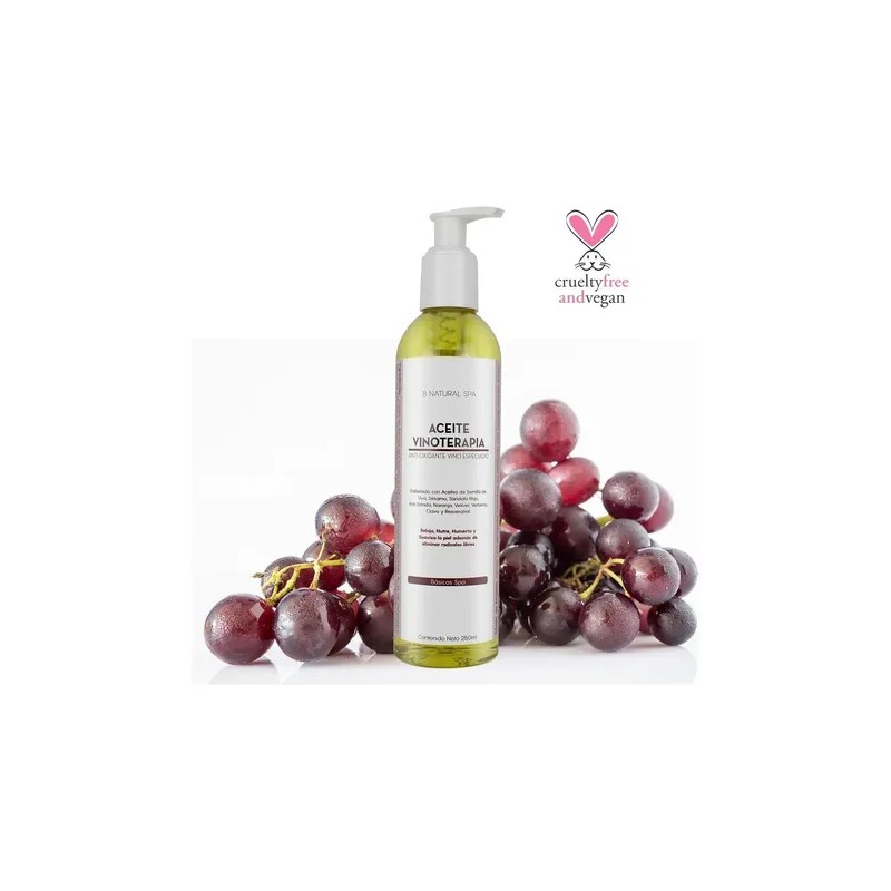 Aceite Vinoterapia Con Resveratrol Masaje Spa 250ml