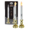Ner Mitzvah LED Shabbat Candles - Battery Operated Flameless Candles