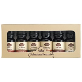 Fabulous Frannie 100% Pure Essential Oil Fall Set - Allspice, Cinnamon, Clove, Nutmeg, Vanilla and Spice Blend .33 Ounce (Pack of 6)