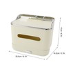 Tissue Box Organizer Multifunctional PP Plastic Space Saving Portable for