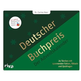 Deutscher Buchpreis – Der Adventskalender: 24 Türchen mit spannenden Fakten, Rätseln und Quizfragen | Zum 20-jährigen Jubiläum des Romans des Jahres. Geschenk für alle Buchliebhaber