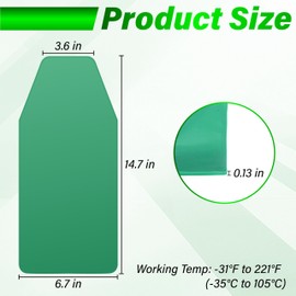 Flexible Oil Funnel, Foldable Form a Funnel, Reusable Flex Funnels for Automotive Use, 14.7 x 6.7 Inch Spill-Free Oil Change Tools for Most Cars, Trucks, Motorcycles (Green)