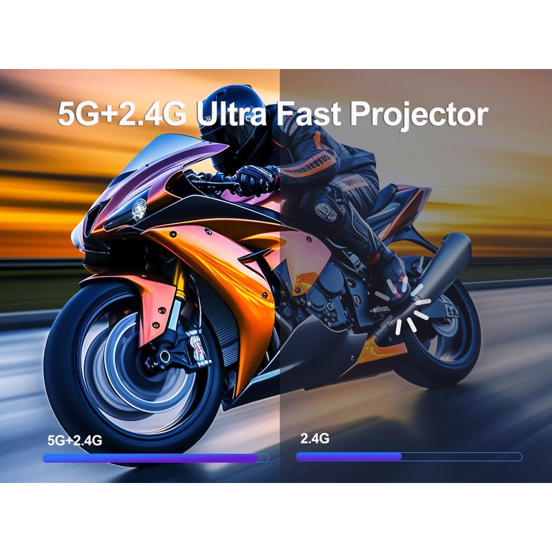 Magcubic Magcubic Projector 4K with WiFi and Bluetooth, Mini Portable