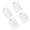 4Pcs Solar Powered LED Candle Light Yellow Flicker Tea Lamp