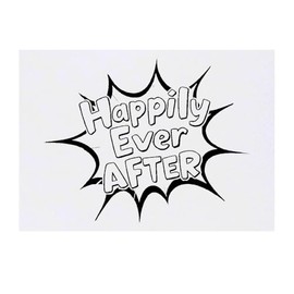 Azeeda 'Glücklich bis ans Lebensende' Temporäres Tattoo - Hautfreundlicher & Ungiftiger Abziehbild · Wasserfest (TO00080493)