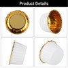EUSOAR Gold Cupcake Cups, 3.5oz 100pcs Disposable Mini Cupcake Liners