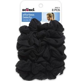 Scunci Effortless Beauty Ponytail Holders, 0.8 Ounce