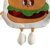 Sling Handbags Canvas Cute Hamburger Shaped Diagonal Shoulder Bag for