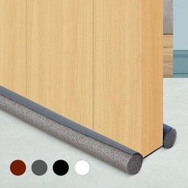 Librium Door Draft Stopper Window Gap Seal Weatherstrip for Noise & Draft Blocking Mohair Black 10ea