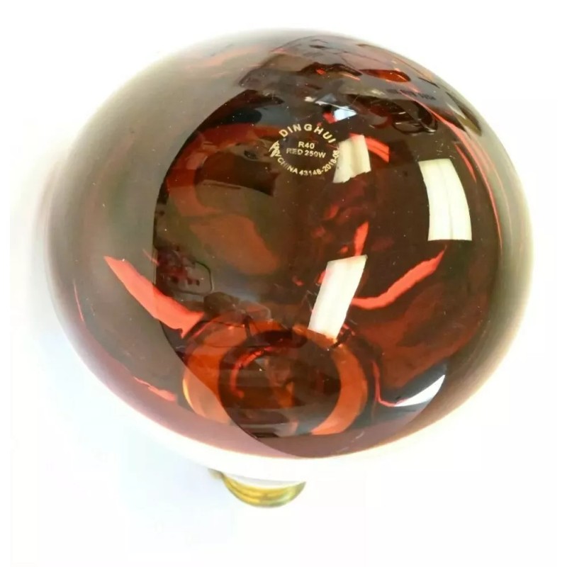 HD Supply 250 Watt Red Heat Lamp Bulb 250w 130v