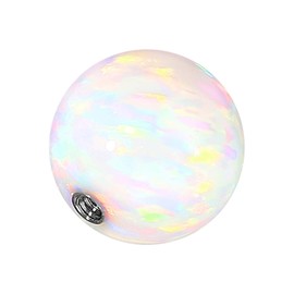 Piercingline® Synthetic Opal Screw Ball with Surgical Steel Thread