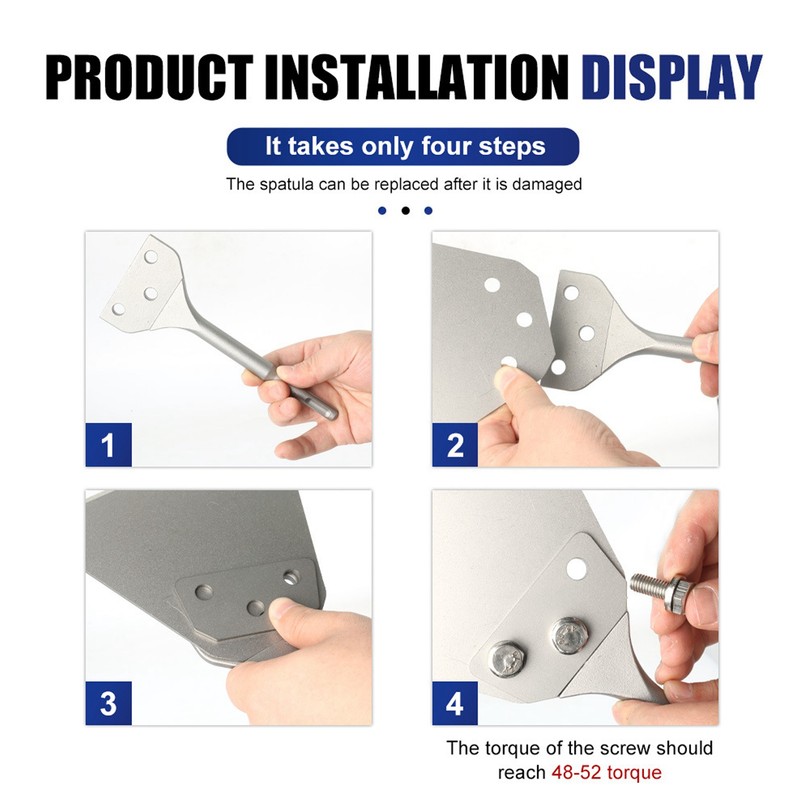 6in Electric Hammer Floor Tile Removal Chisel Spring Steel Round