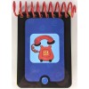 Handy Dandy Notebook Handcrafted Blue Stripes Notebook -NIGHT