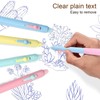 8-Pack Erasable Pens, Rub Out Pens, Ball Point Pen 4