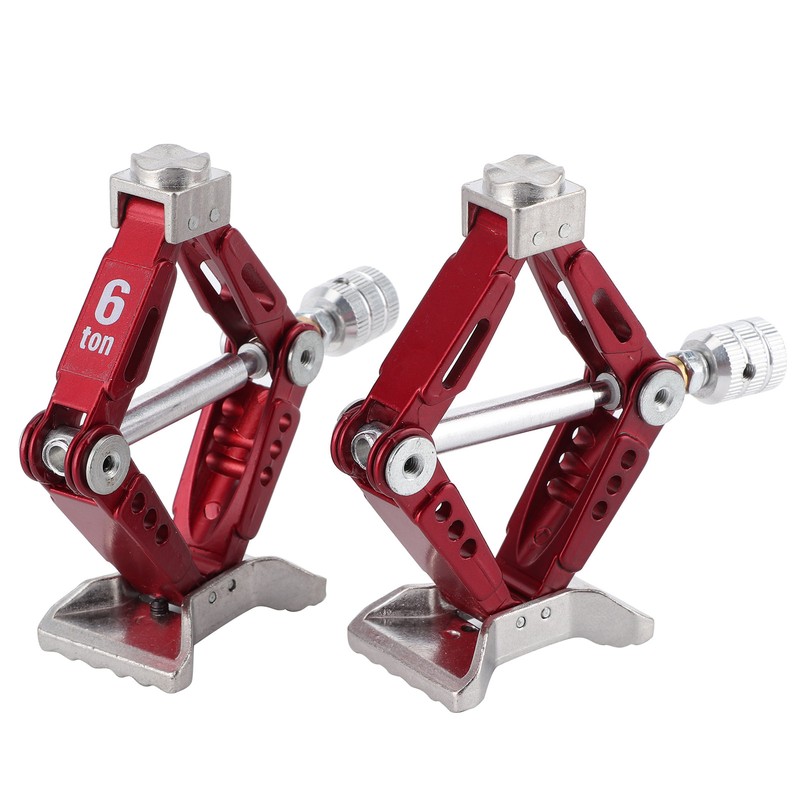 2Pcs Metal Universal Rhombus Adjustable Lifting Jack Accessory for 1/10