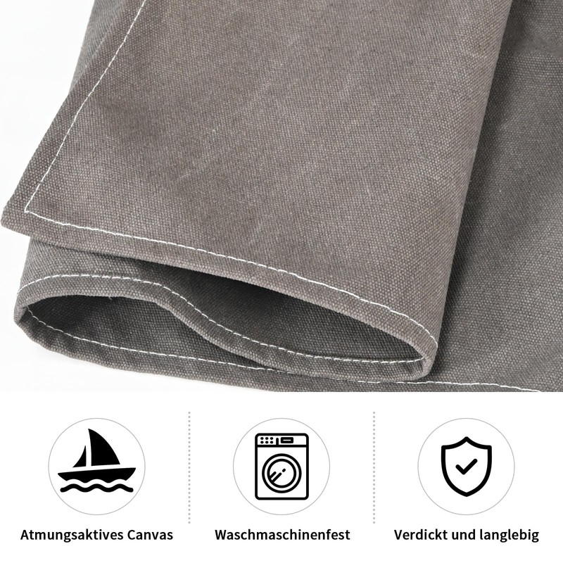 KOOOGEAR Multifunctional Canvas Apron, Work Apron, Welding Apron, Grill Cooking