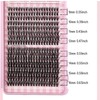 640pcs Lash Clusters 9-16mm Wispy Cluster Eyelash Extensions Individual Lashes