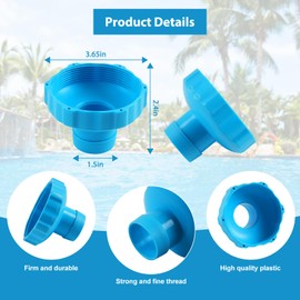 UASAM 11238 - Adaptador B para manguera de piscina Intex que funciona con manguera de piscina 25016 (1)