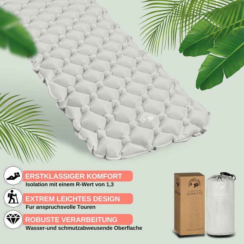 Backpacker's Journey Sleeping Mat - Ultralight Air Mattress with Small