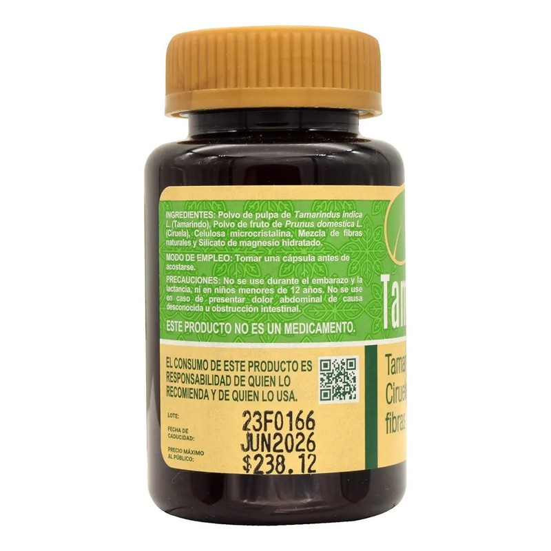 Biomiral Tamarin Lx Colageno Tamarindo Ciruela 30 Cap 455mg