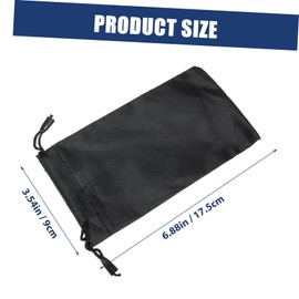 Baluue 10pcs Sunglasses Storage Bags Portable Drawstring Glasses Holders for Travel Elegant Design Durable Easy to Clean Glasses Pouches