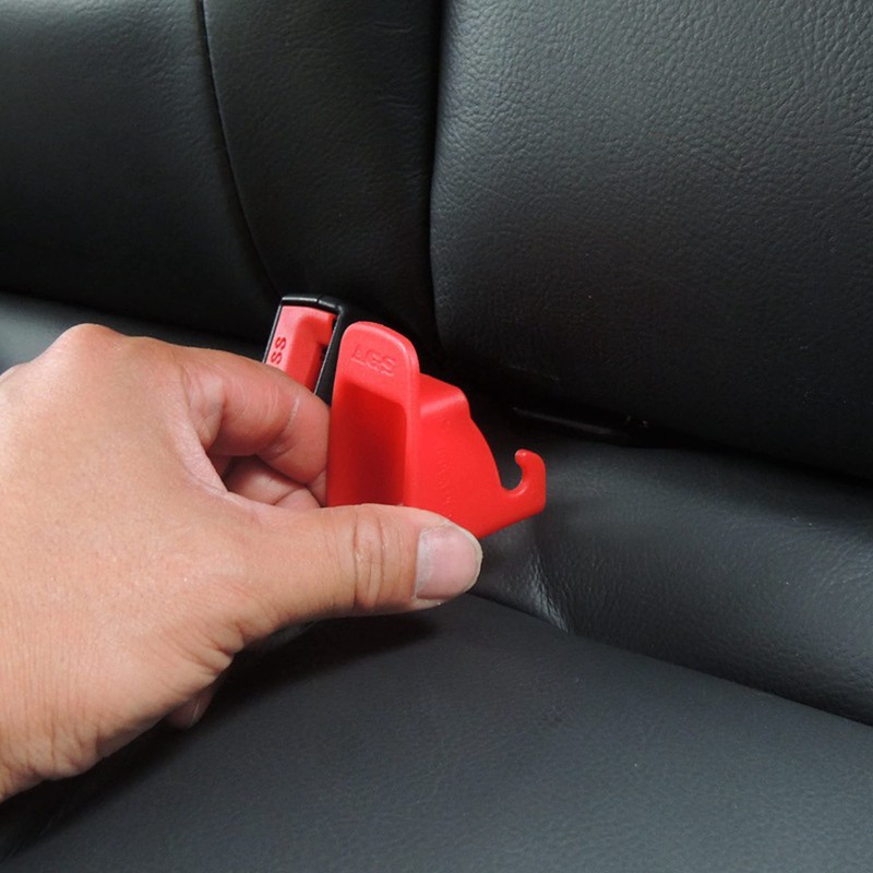 2 Pack Child Safety Seat Guide Slot Seat Belt Bracket