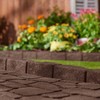 Rubberific 4' Rubber Cobblestone Flexible No Dig Landscape Mulch Border