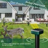 INENNT Solar-Powered Deer & Rabbit Repellent Devices for Outdoor Garden